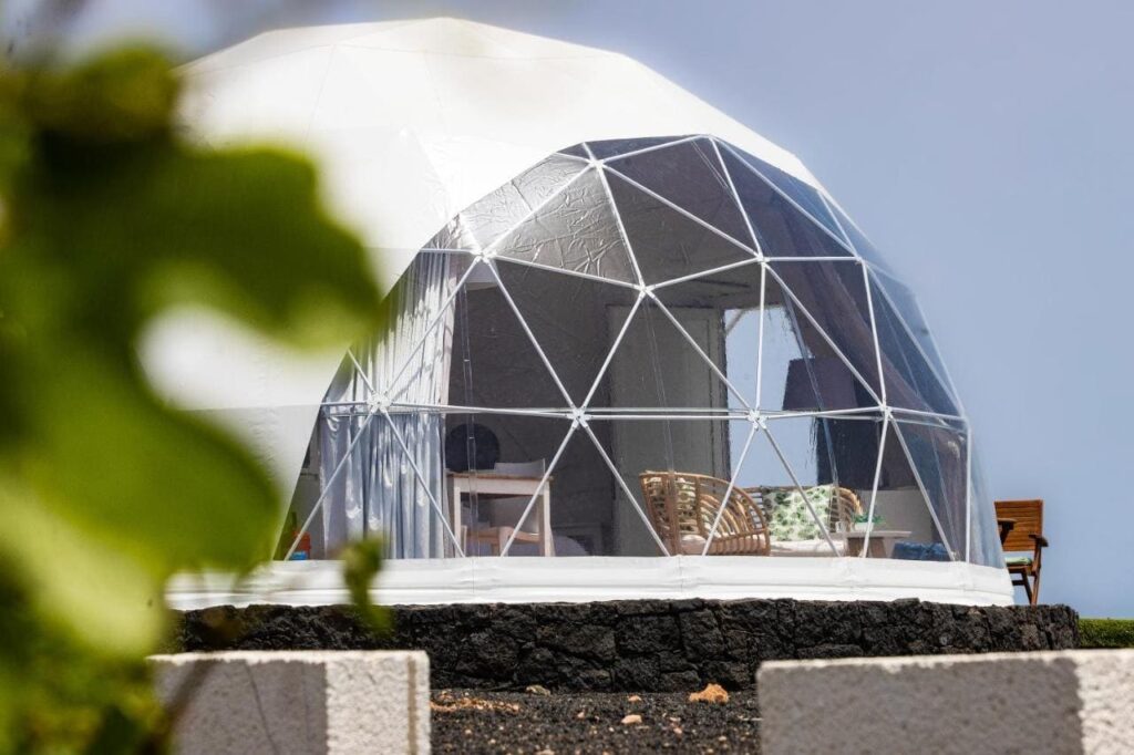 cupula cabaña eco dome experience en lanzarote