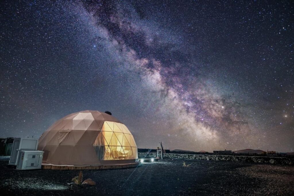 luxurious eco dome experience en lanzarote cupulas domo en las estrellas