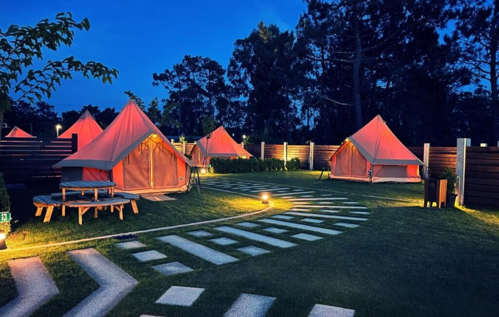 noche en hotel tipi glamping illa de arousa