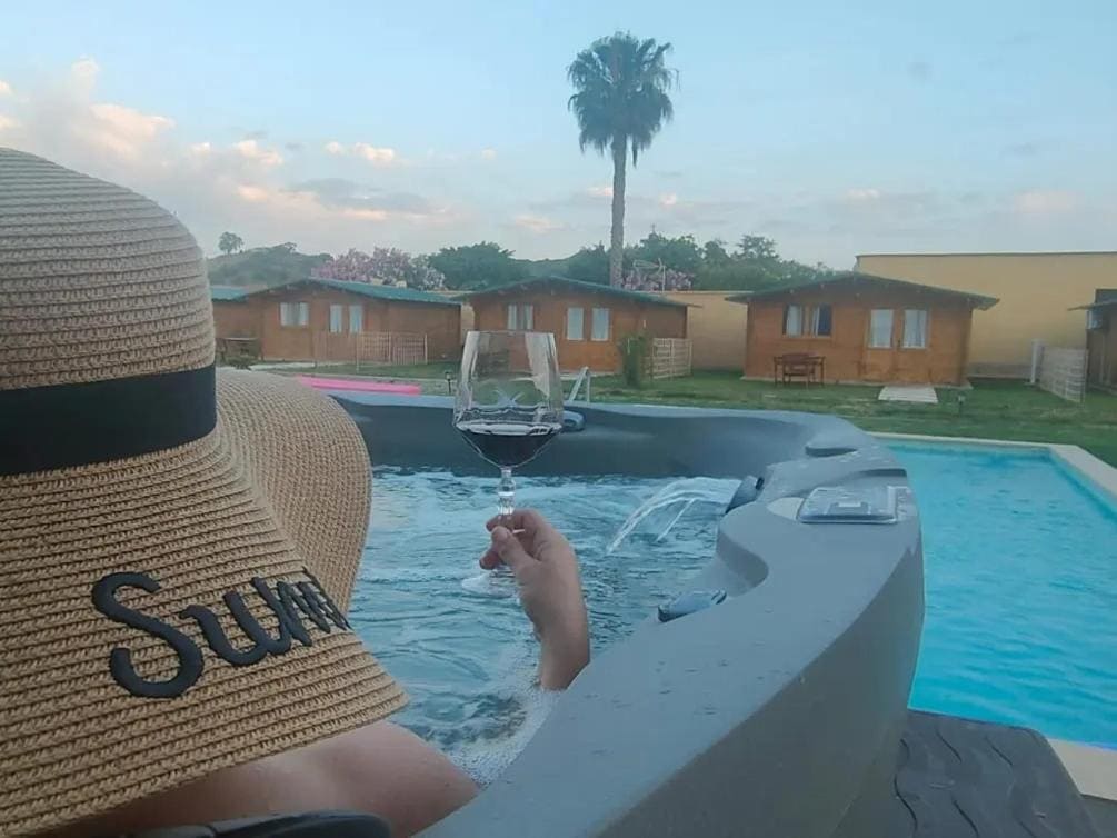 jacuzzi en mahalo glamping