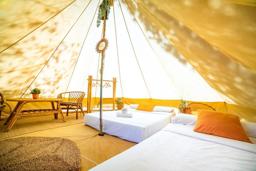 tiendas de campaña glamping kampaoh isla cristina huelva 